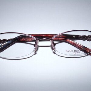 KRISTINA DANA BUCHMAN Eyeglass Frames Satin Rose Size 49 NWOT